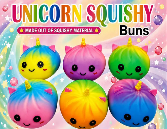 Puka Creations: Squishy Buns - Unicorn - Random Colors - Golden Apple Comics