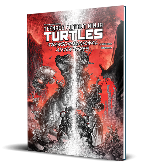 Palladium Books: Teenage Mutant Ninja Turtles - Transdimensional Adventures -  Black White & Red - Redux Edition