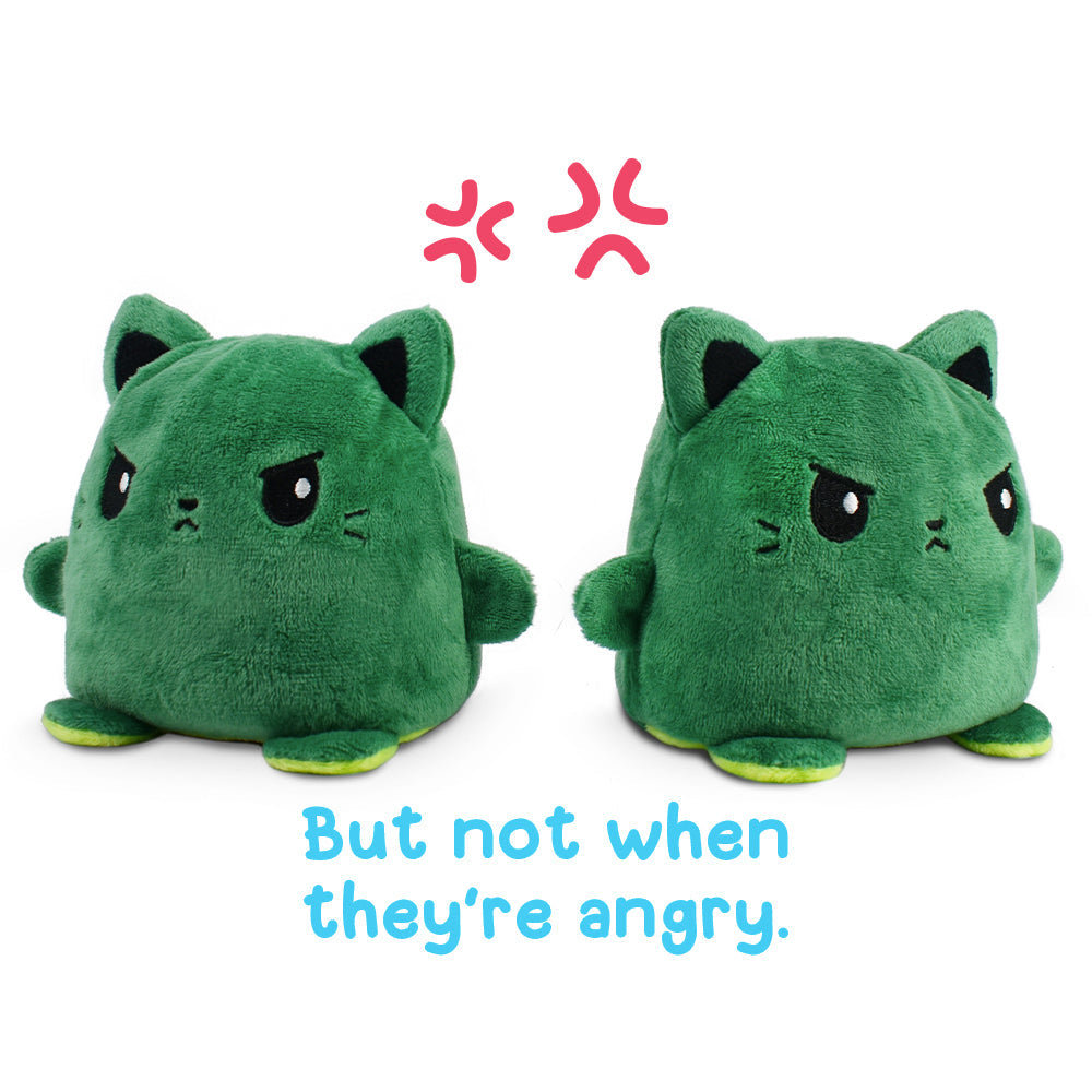 TeeTurtle Reversible Cat: Avo-Cat-O Plushmate (Mini)