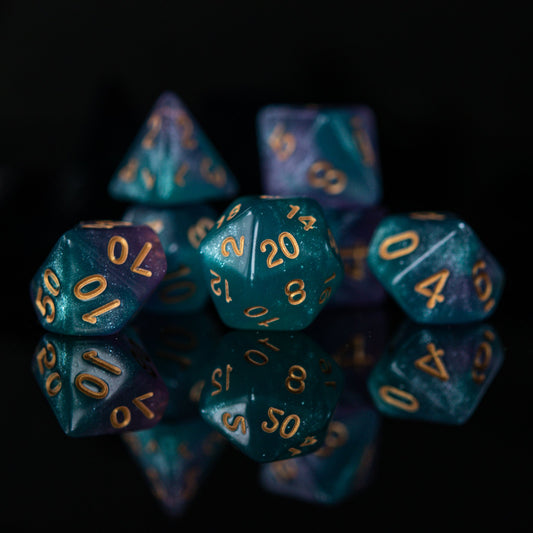 Elixir of Elemental Magic Acrylic Dice Set