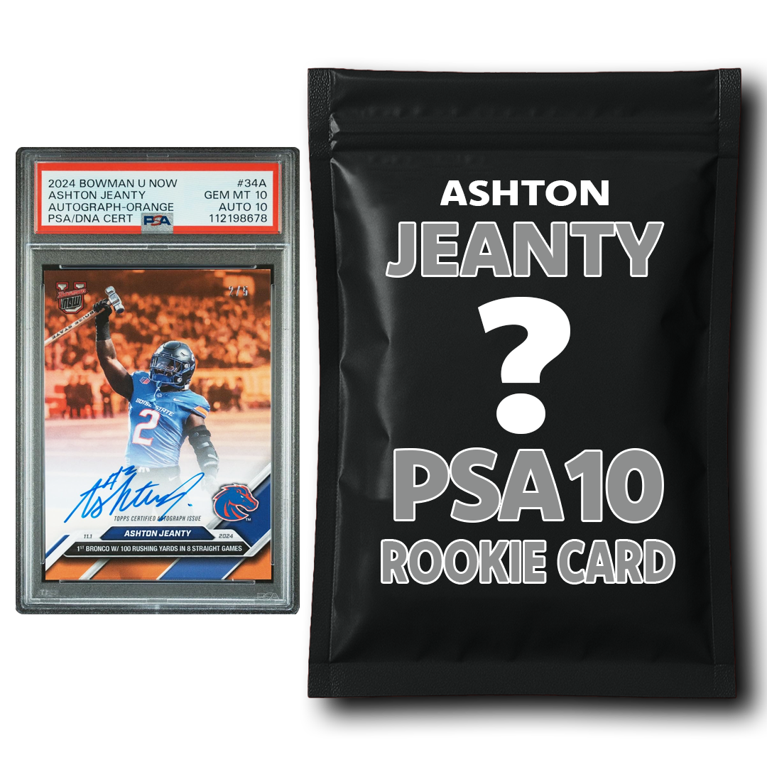 Ashton Jeanty PSA 10 Graded Football Rookie Card Mystery Pack