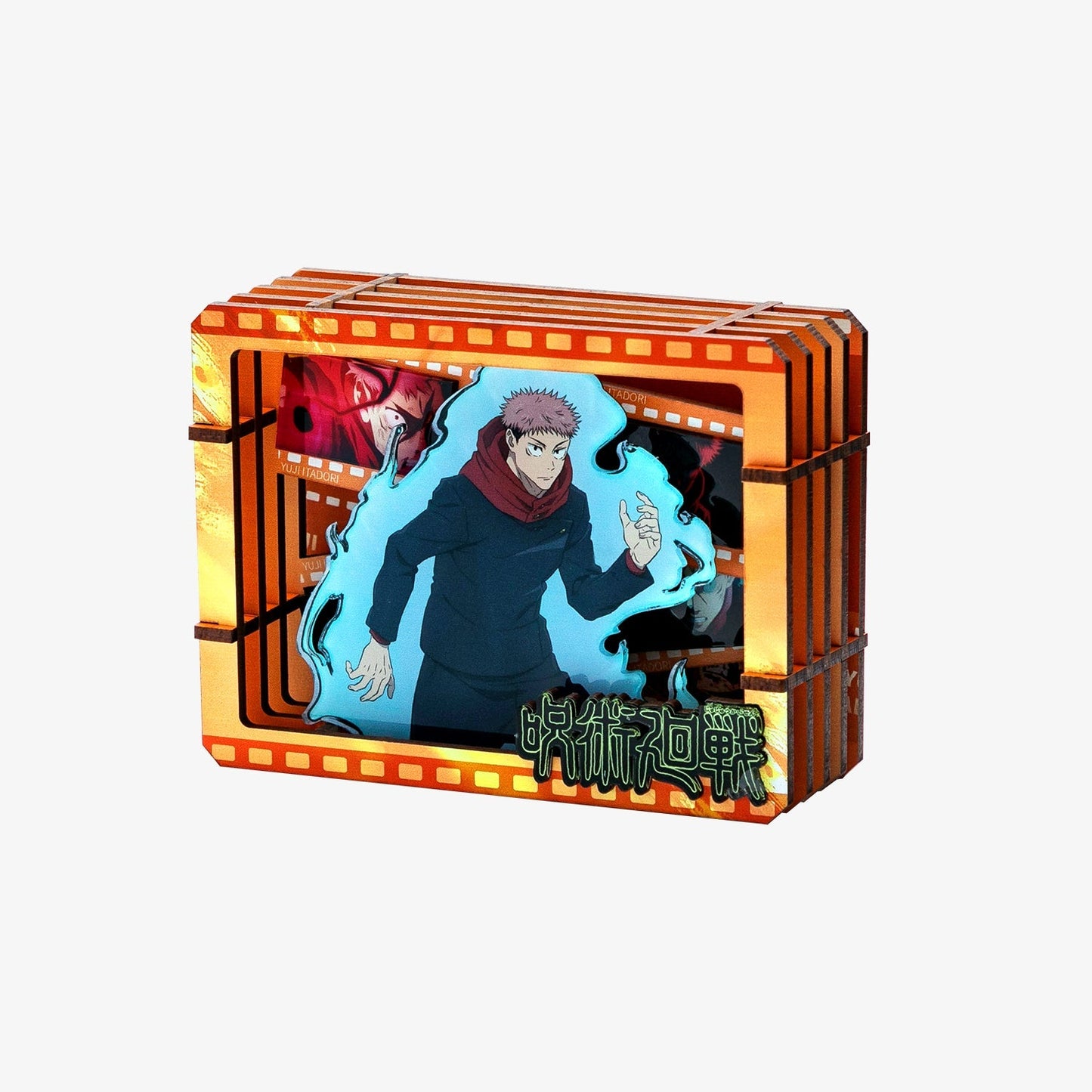 Puremind: Craft Kit - Wooden Gallery - Film Frame - Jujutsu Kaisen - Yuji Itadori - Golden Apple Comics
