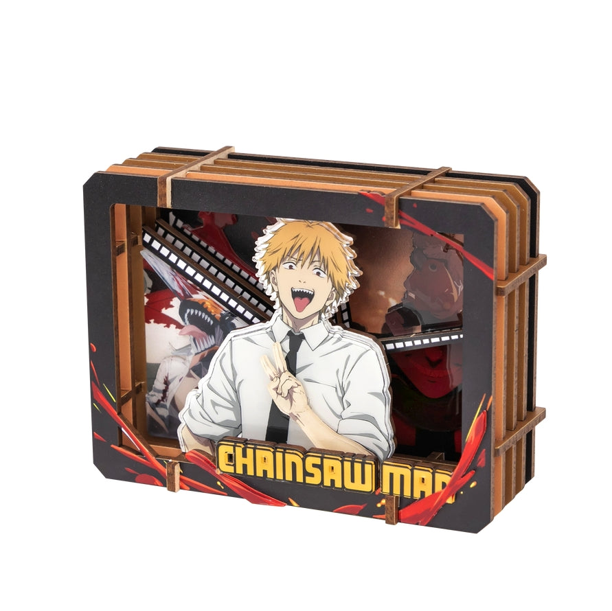 Puremind: Craft Kit - Wooden Gallery - Individual Snapshot - Chainsaw Man - Denji - Golden Apple Comics