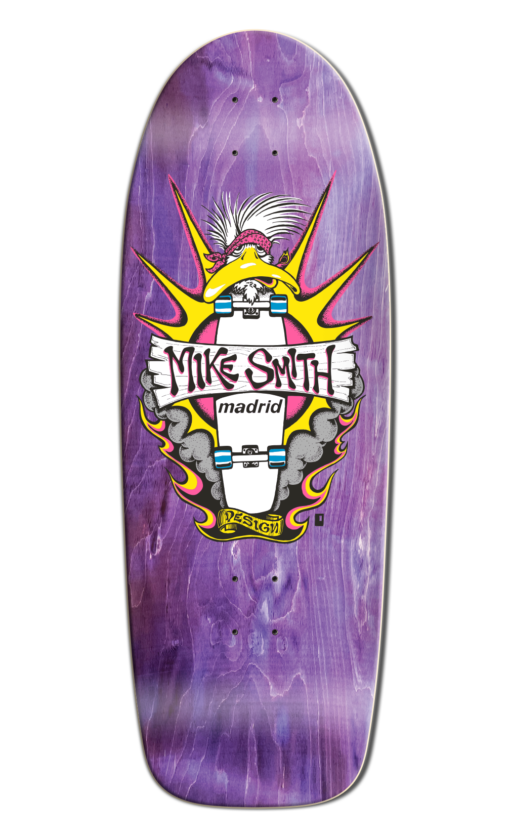 Madrid Mike Smith Duck Purple Stain Ultra LTD 10.75" Skateboard Deck