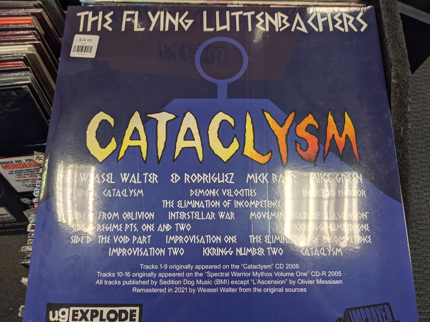 Flying Luttenbachers, The - Cataclysm 2xLP Vinyl LP Record + DVD