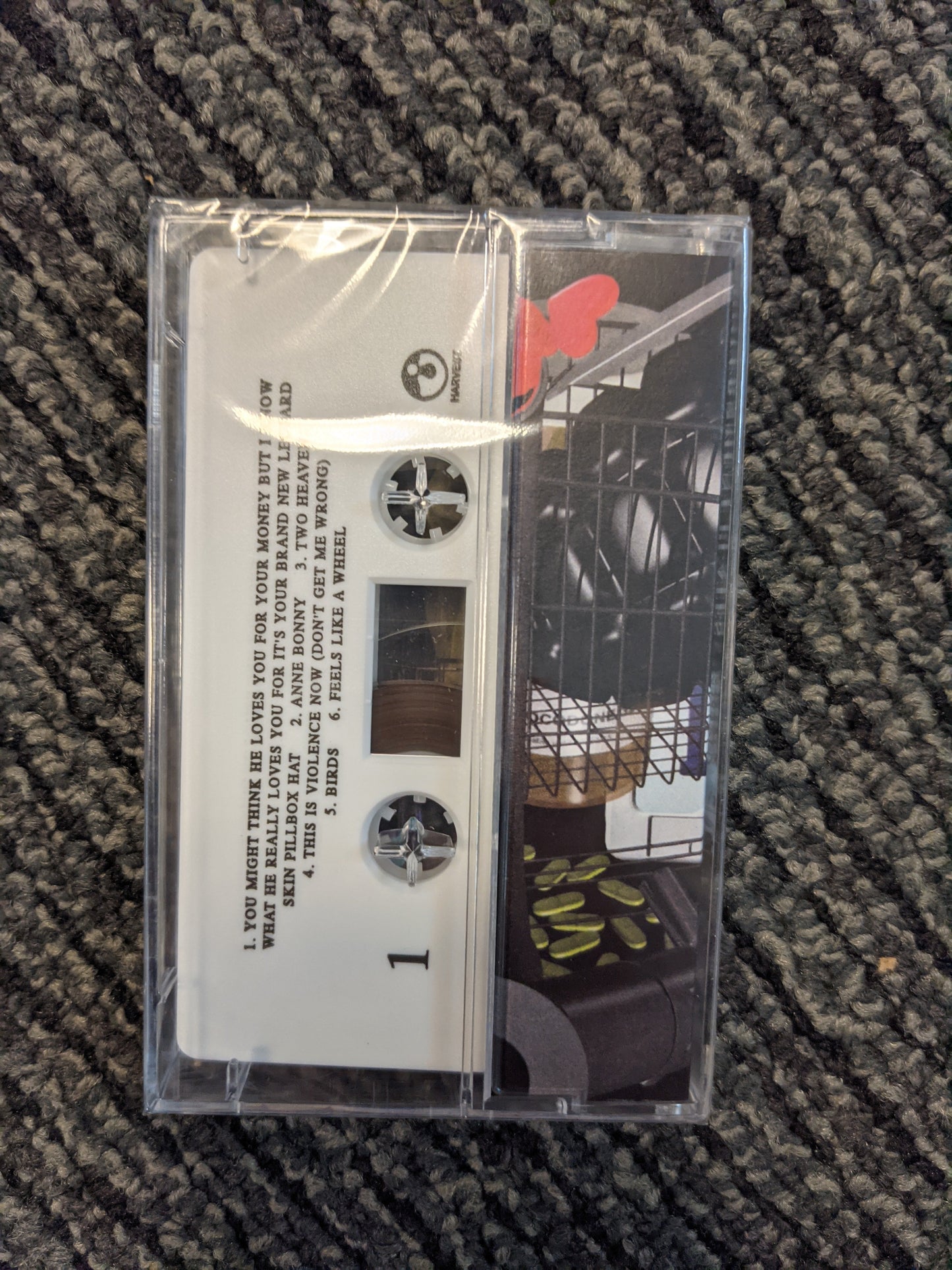 Death Grips - Government Plates White Shell Cassette **UNOFFICIAL RELEASE**