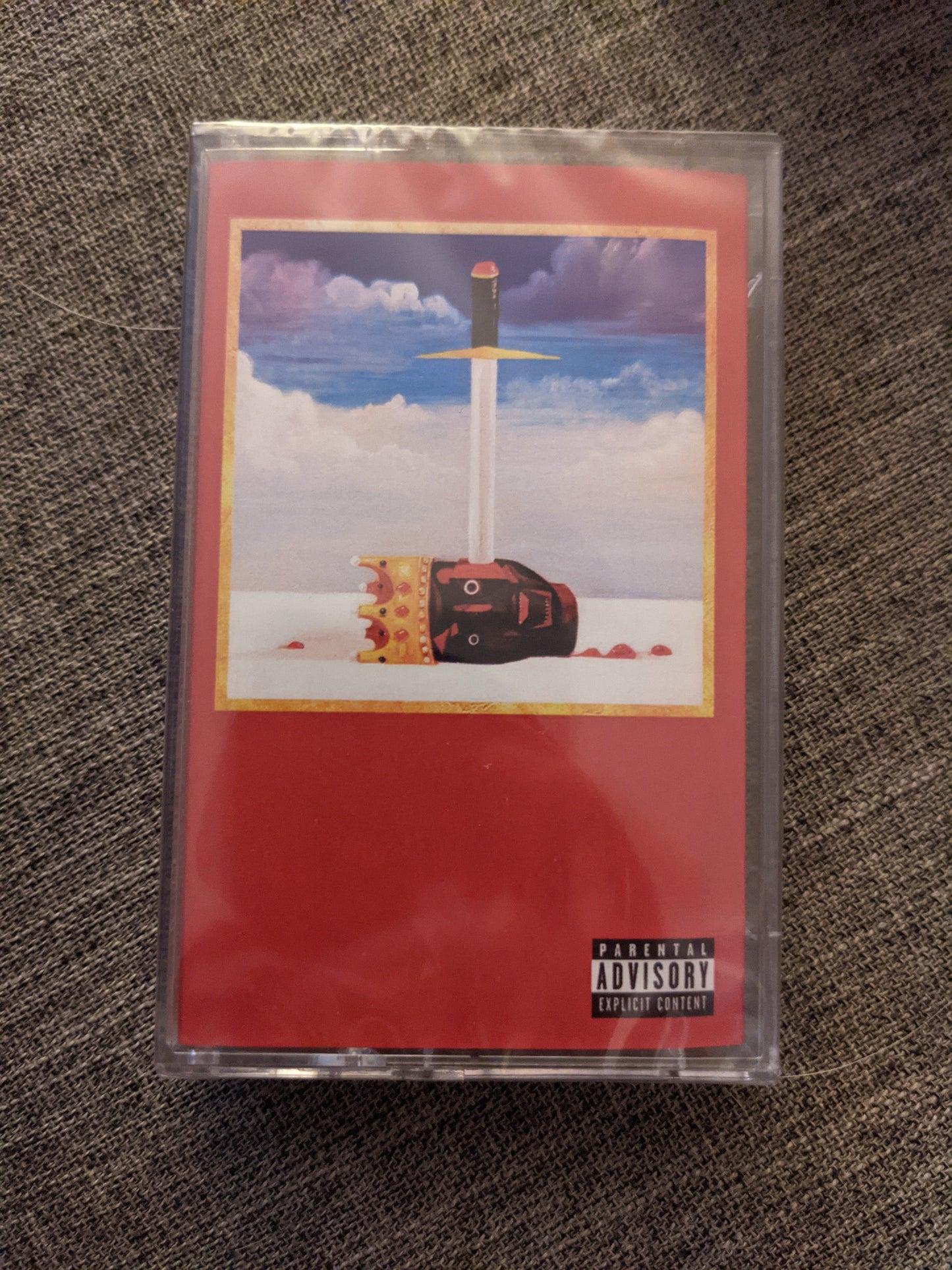 Kanye West - My Beautiful Dark Twisted Fantasy Cassette Head W/ Sword Cover *Unofficial Release*