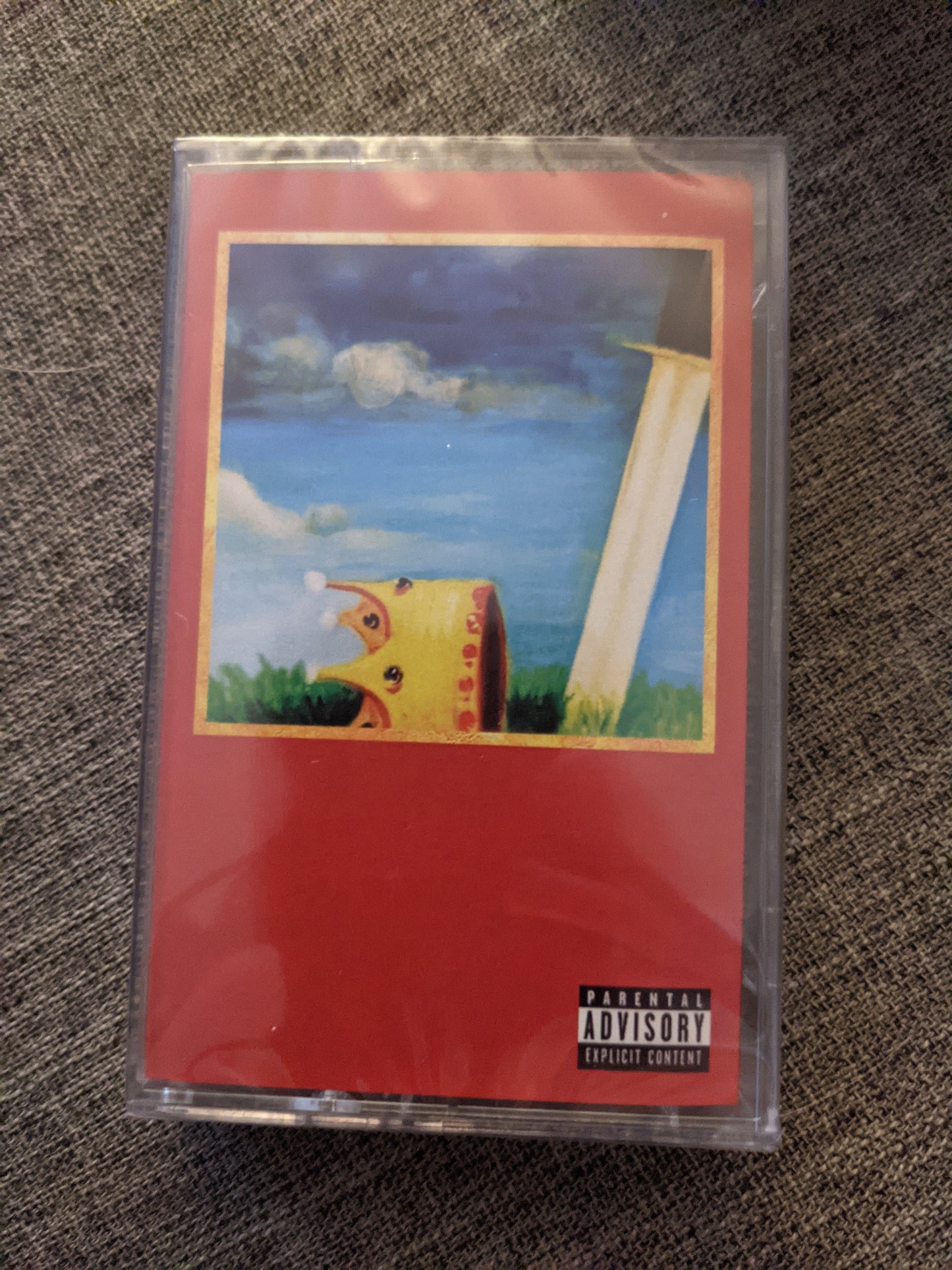 Kanye West - My Beautiful Dark Twisted Fantasy Cassette Sword In Ground Cover *Unofficial Release*