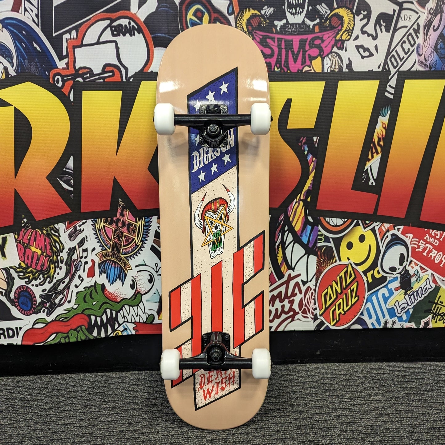 DEATHWISH DICKSON "NIGHTMARE CITY" 8.125" COMPLETE SKATEBOARD