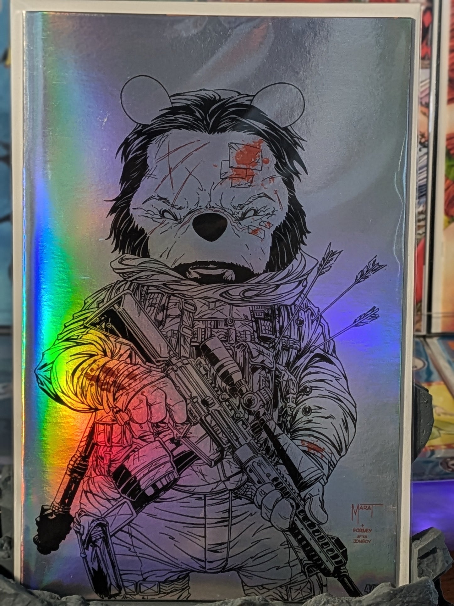 Poohzrkr Black, White and Red #1 SDCC24 TenFwd Comics Exclusive