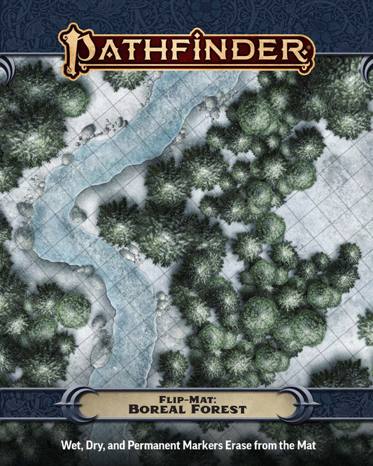 Pathfinder: Flip-Mat - Boreal Forest (2E) - Golden Apple Comics