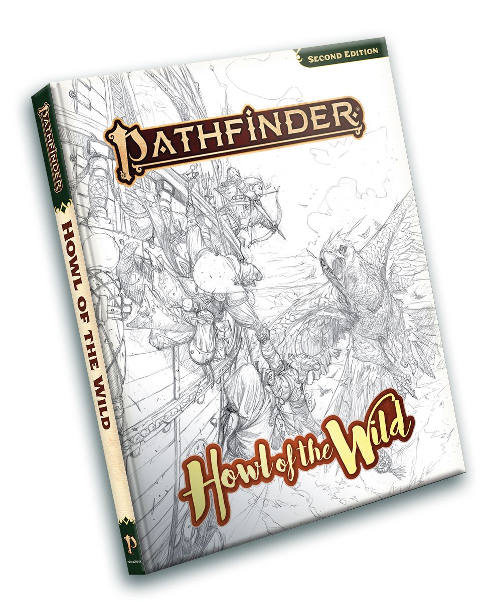 Pathfinder -  Howl of the Wild Sketch Cover Edition - Golden Apple Comics