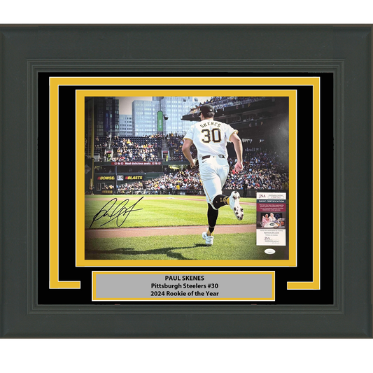Framed Autographed/Signed Paul Skenes Pittsburgh Pirates 8x10 Baseball Photo JSA COA