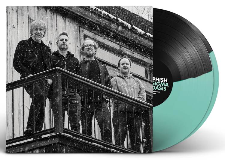 Phish Sigma Oasis [2LP] (Seafoam/Black Split Vinyl, first time on vinyl, gatefold, limited) [Vinyl]