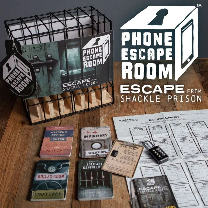 Phone Escape Room - Shackle Prison - Golden Apple Comics