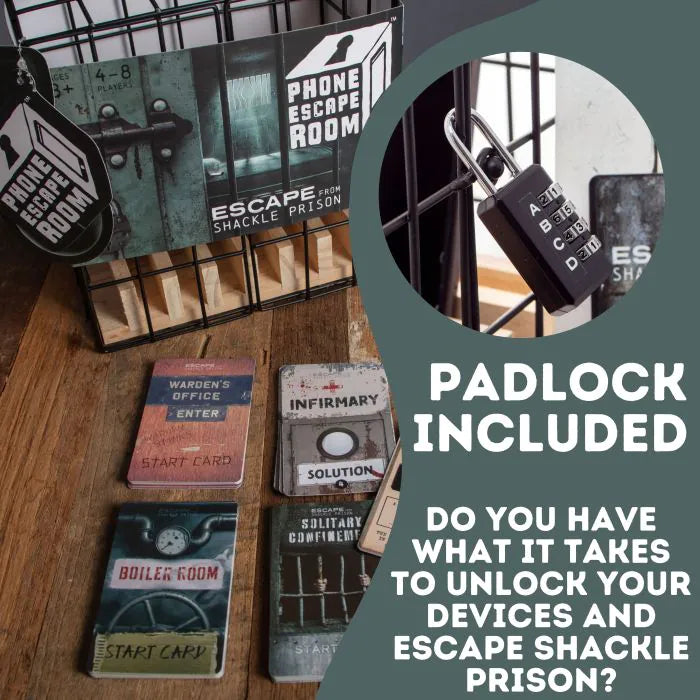 Phone Escape Room - Shackle Prison - Golden Apple Comics