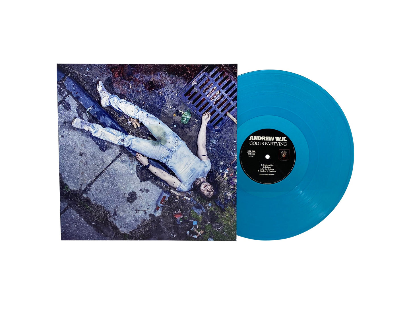 Andrew W.K. - God Is Partying (Limited Edition Blue Colored Vinyl) [New Without Shrink]