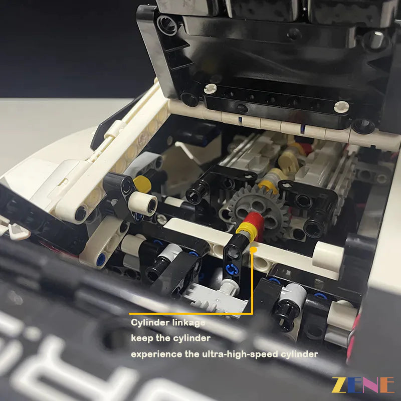 Power Functions Kit for LEGO Porsche 911 RSR #42096 (High Performance Brushless Motorized RC)