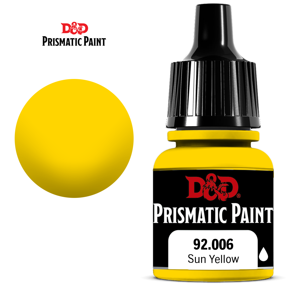 Frameworks Yellow D&D Prismatic Paint: Frameworks - Sun Yellow – Golden Apple Comics