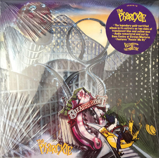 The Pharcyde – Bizarre Ride II The Pharcyde Yellow/Blue Transparent Color Vinyl LP Record