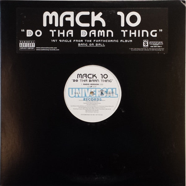 Mack 10 – Do Tha Damn Thing Vinyl LP Record