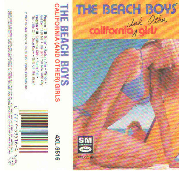 The Beach Boys – California (And Other) Girls Cassette *Used 1987 Release*