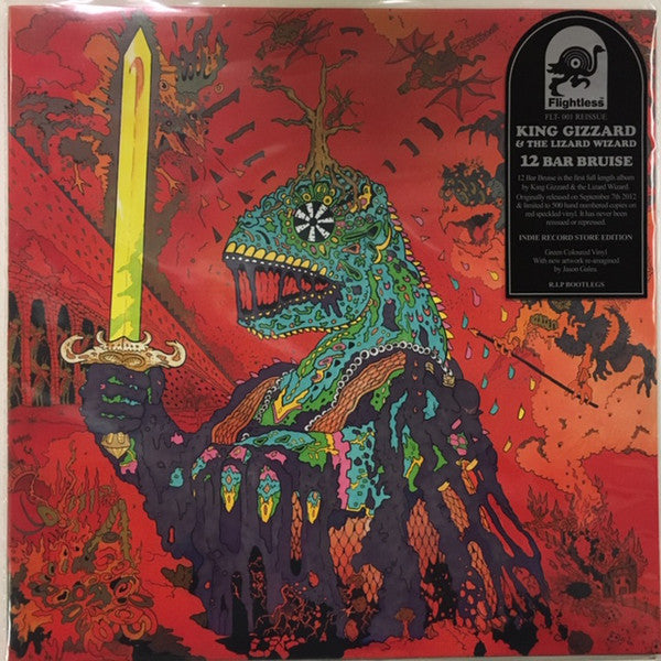 King Gizzard & The Lizard Wizard - 12 Bar Bruise Green Color Vinyl LP Record