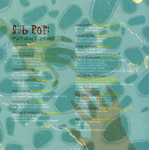 Compilation - Sub Pop: Patient Zero CD *SEALED 2004 RELEASE*