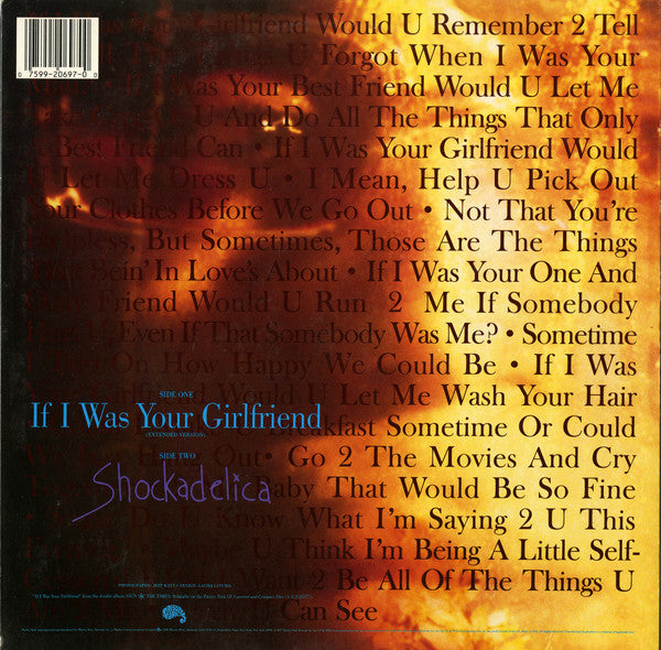 Prince ‎– If I Was Your Girlfriend Vinyl LP Record