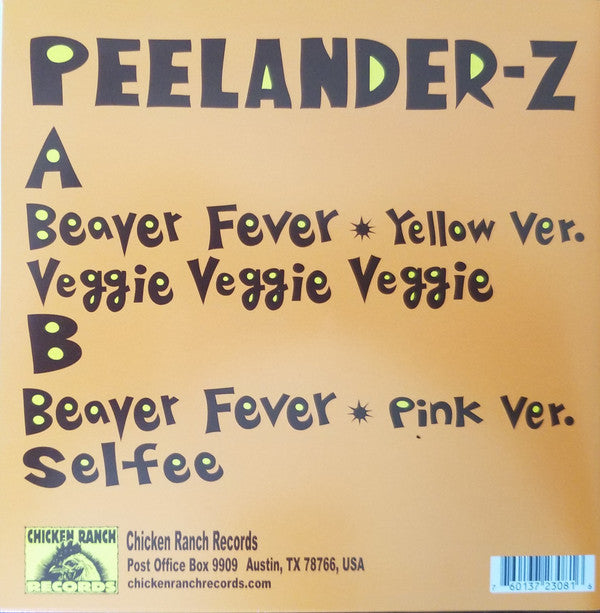 Peelander-Z - 20th Anniversary EP Yellow Color Vinyl 7" Record