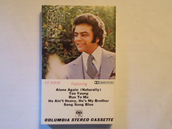 Johnny Mathis – Song Sung Blue Cassette *Used Release*