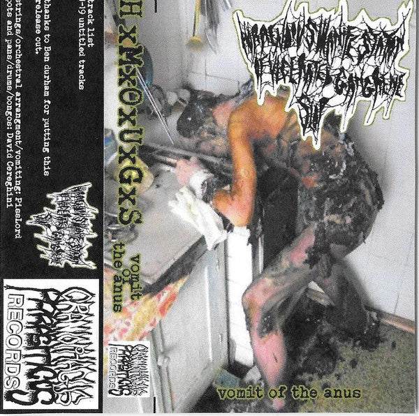 Horrendous Manifestation Of Ulcerated Gangrene Slop – Vomit Of The Anus Cassette *Used 2019 Release*