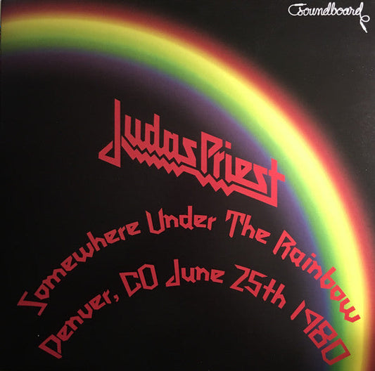 Judas Priest – Somewhere Under The Rainbow: Denver, CO June 25th 1980 White Color Vinyl LP Record *Unofficial Release*