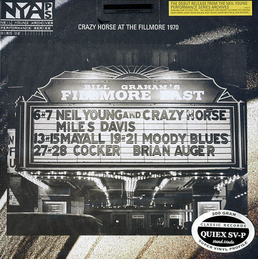 YOUNG, NEIL & CRAZY HORSE – At The Fillmore 1970 [180G] Vinyl LP Record