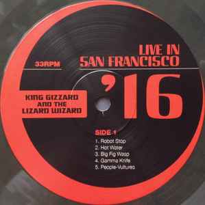 King Gizzard And The Lizard Wizard - Live In San Francisco '16 Eco-Wax Random Color 2xLP Vinyl LP Record