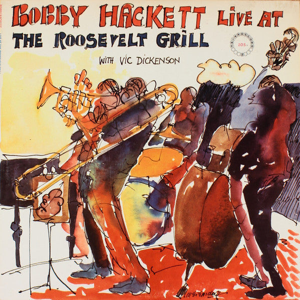 Bobby Hackett With Vic Dickenson – Live At The Roosevelt Grill Vinyl LP Record *USED 1970 RELEASE*