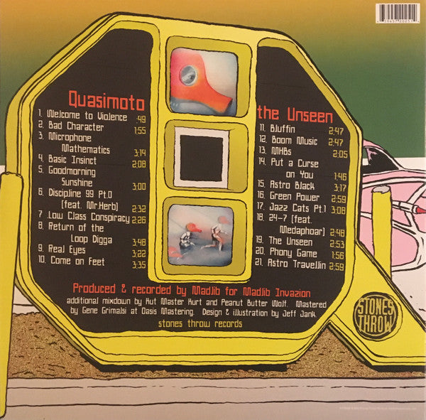 Quasimoto - The Unseen 2xLP Vinyl LP Record