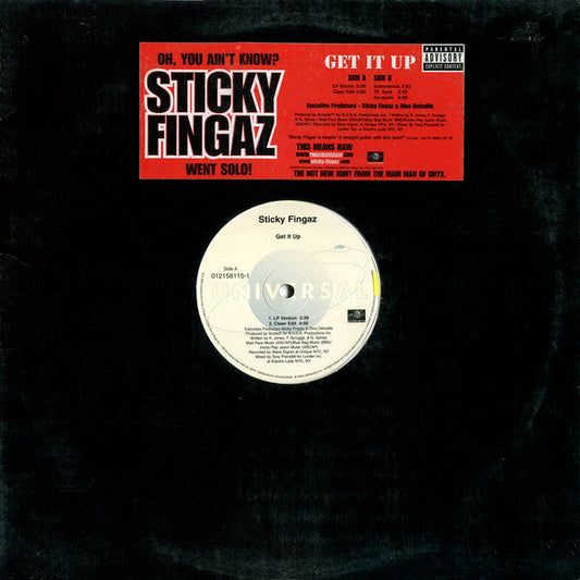 Sticky Fingaz – Get It Up Vinyl LP Record