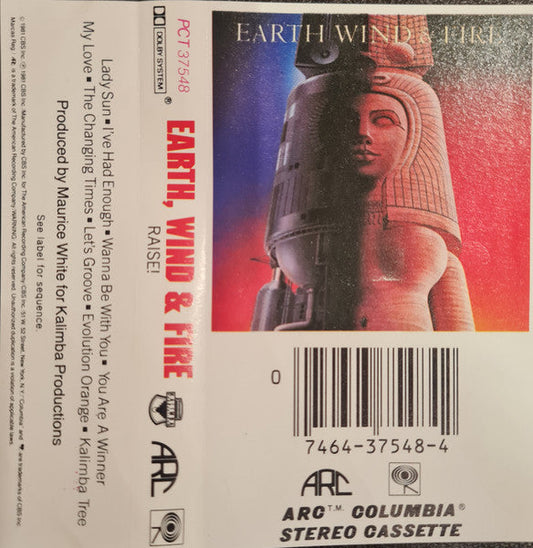 Earth, Wind & Fire – Raise! Cassette *Used 1981 Release*