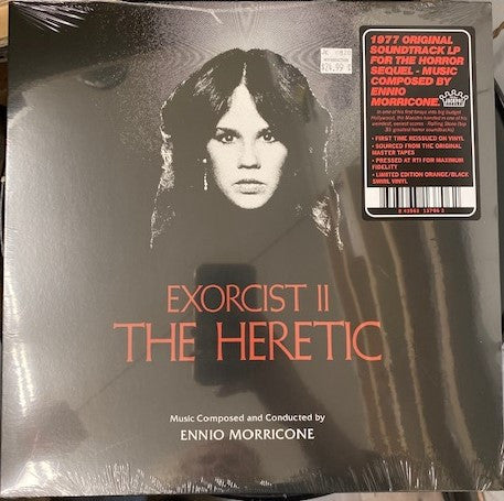 Soundtrack - Ennio Morricone - Exorcist II: The Heretic OST Black/Orange Swirl Color Vinyl LP Record