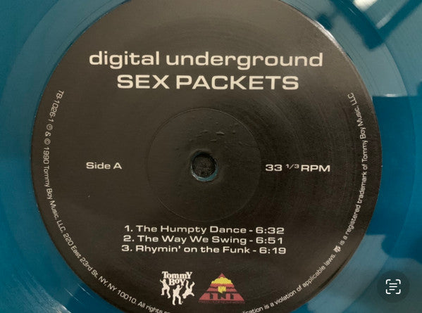 Digital Underground – Sex Packets Blue Color 2xLP Vinyl LP Record