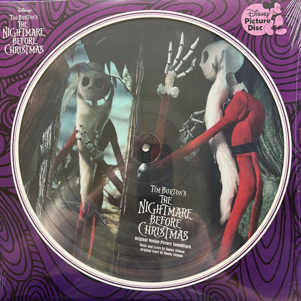 Soundtrack - Danny Elfman – Tim Burton's The Nightmare Before Christmas OST Picture Disc 2xLP Vinyl LP Record