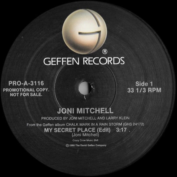 Joni Mitchell – My Secret Place Vinyl LP Record *Used 1988 Release*