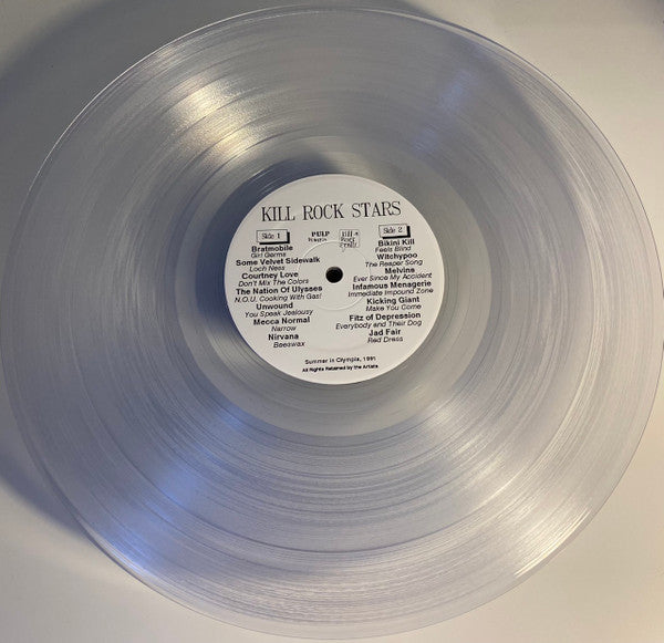 Various Artists – Kill Rock Stars Clear Color Vinyl LP Record