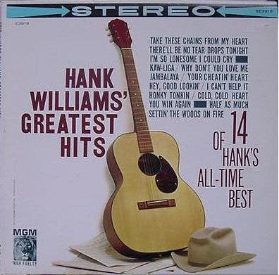 Hank Williams – Hank Williams' Greatest Hits Vinyl LP Record *Used 1968 Release*