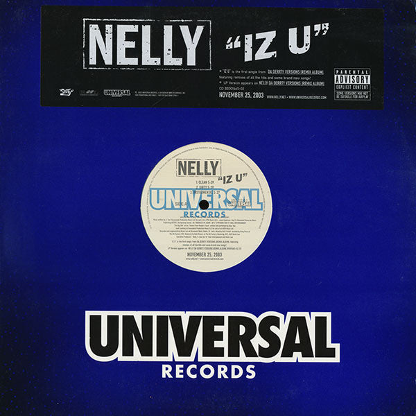 Nelly - Iz U Vinyl LP Record