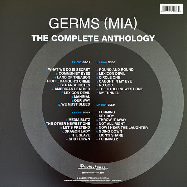 Germs, The - MIA: The Complete Anthology Vinyl LP Record