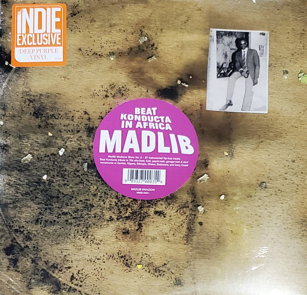 Madlib - Beat Konducta In Africa Purple Color 2xLP Vinyl LP Record