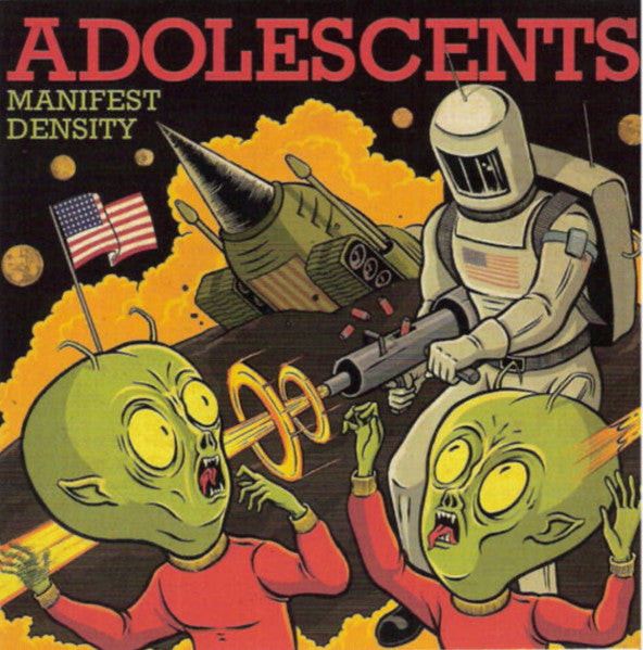 Adolescents - Manifest Density 180G Gold Color Vinyl LP Record