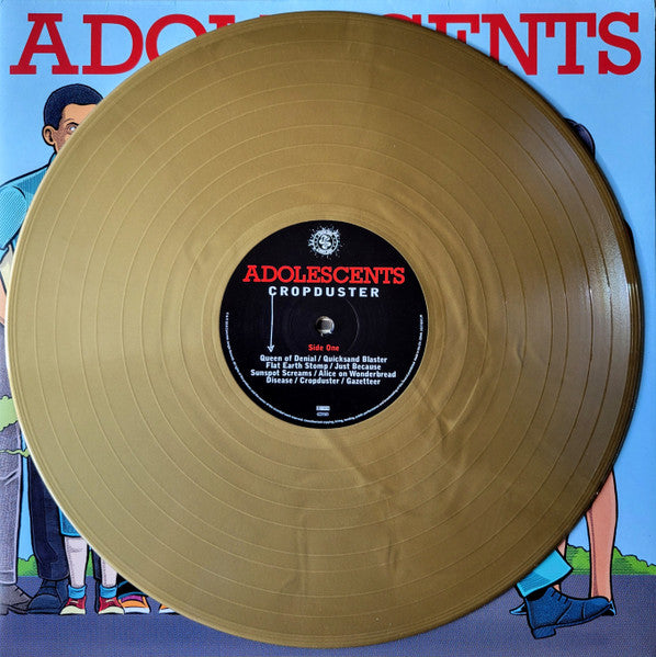 Adolescents - Cropduster Gatefold Sleeve Gold Color 180G Vinyl LP Record